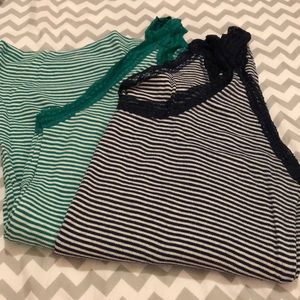 Old Navy Lace Trimmed Scoop Neck Layering Tank